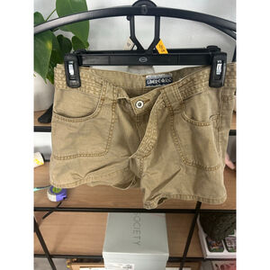Juniors Limited Too Khaki Jean Shorts Size 5